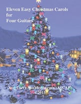 Eleven Easy Carols for Four Guitars Guitar and Fretted sheet music cover